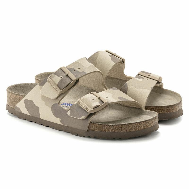 Birkenstock Birko-flor Arizona Dame Grå Brune | DK 476TCE